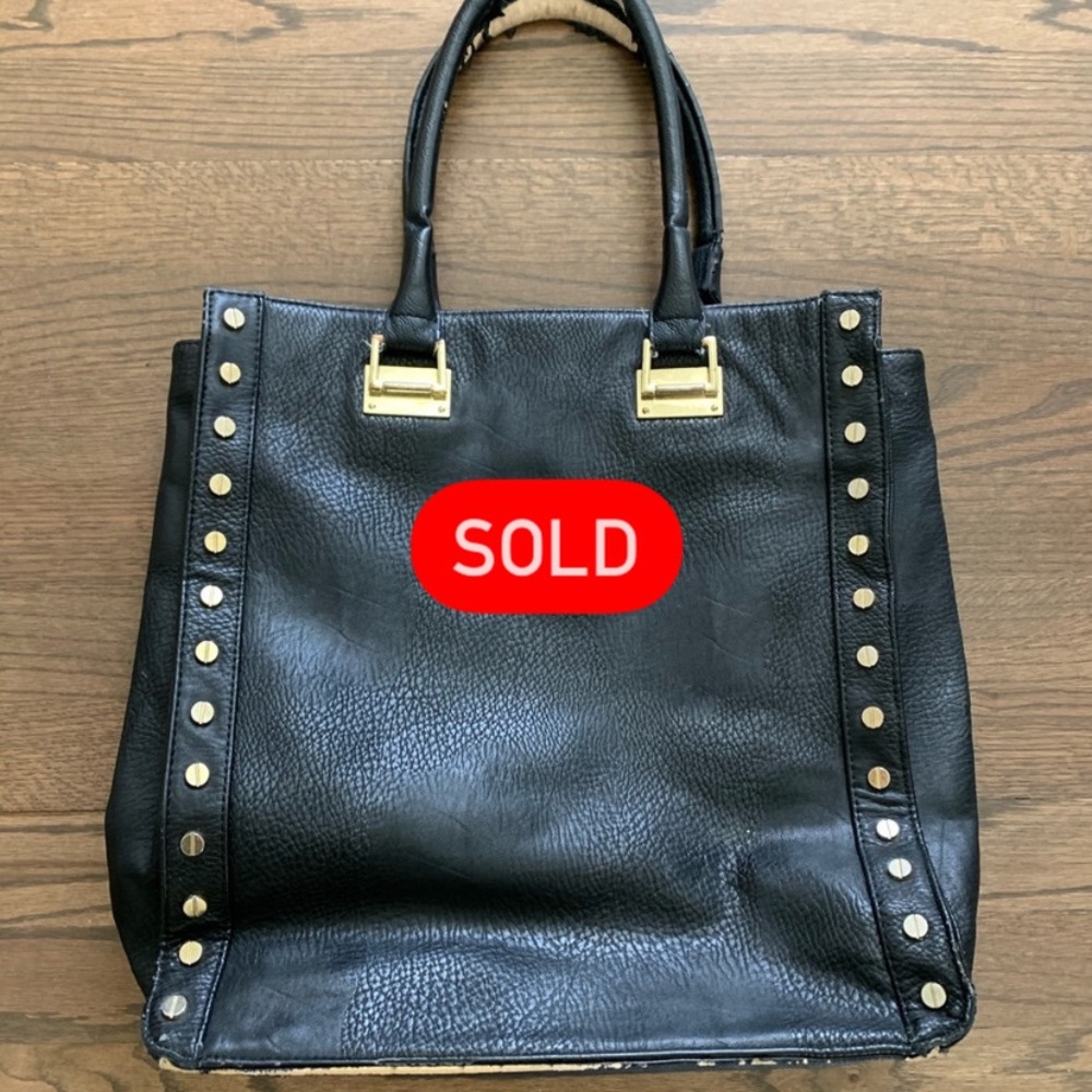 Olivia + Joy black shoulder bag